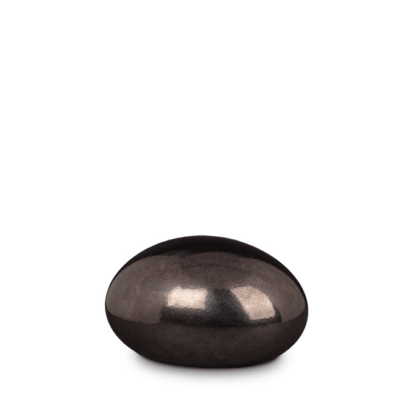 Glazen Urn - Lava Stone Antraciet (groot)
