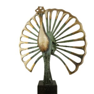 Assortiment 26 Bronzen beelden met asreservoir