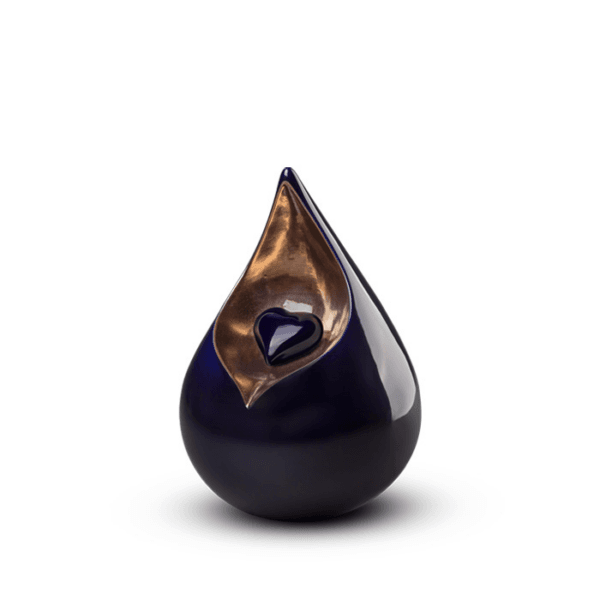 urn kopen voor volwassene donkerblauw klein