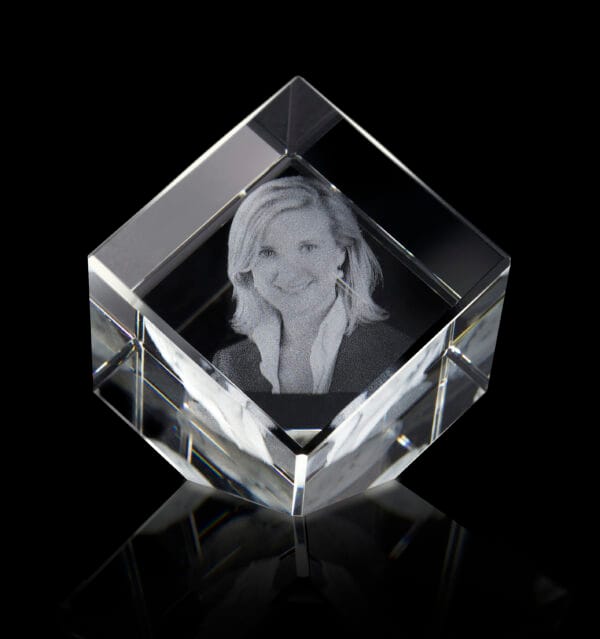 Foto in glas