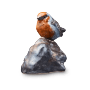 mini urn roodborstje
