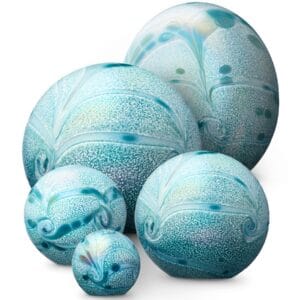 Glazen Urn Turquoise