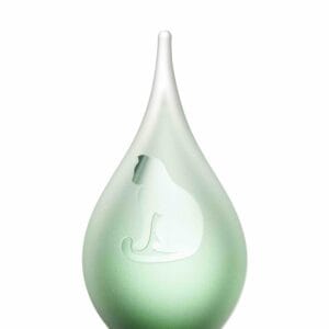 Dierenurn katje Groen druppel