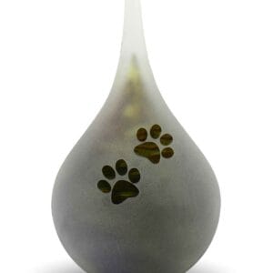 Dierenurn Donkergroen druppel medium