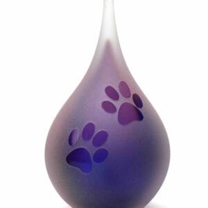 Dierenurn Paars druppel