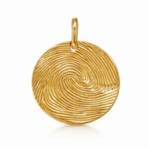 Home 27 Vingerafdruksieraad goud Rond