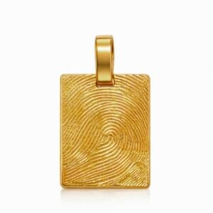 Home 26 Vingerafdruksieraad goud Rechthoek